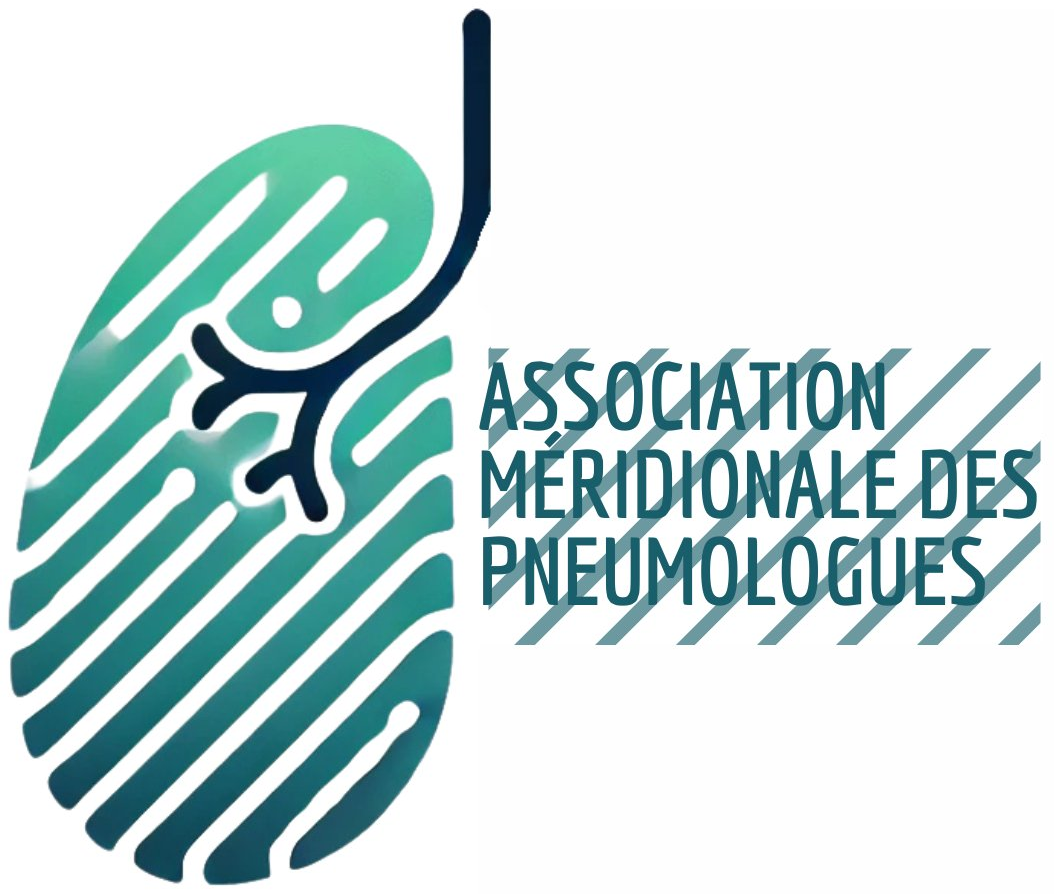 Logo de l’AMP, Association Meridionale des Pneumologues